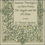 Summa Theologica - 03 Pars Prima, Angels and the Six Days