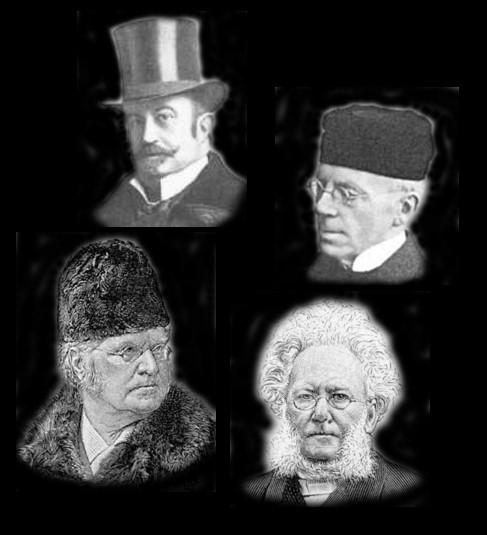 De fire store p DAISY - Bjrnstjerne Bjrnson ; Jonas Lie ; Henrik Ibsen ; Alexander Kielland
